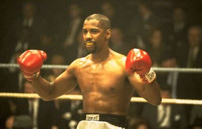 Denzel Washington as ''The Hurricane''