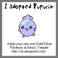 We adopted Pupurin from Arina's Temple