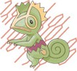 Kecleon, a pok�mon that "blends in" so well with its surroundings,
        it can't be seen!