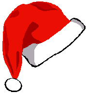 A Santa Claus hat from Microsoft Clip Art gallery