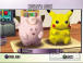 A Clefairy Doll beside a Pikachu Doll
