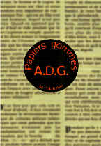 A.D.G. - Papiers gomm&eacute;s