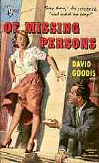 Of Missing Persons - David Goodis - (Pocket Books)