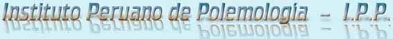 Instituto Peruano de Polemolog�a  -  IPP