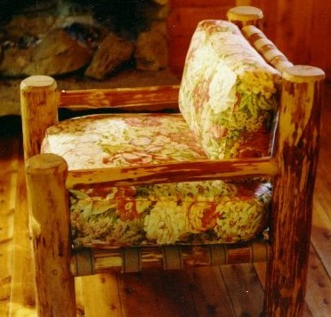Log armchair "classic"