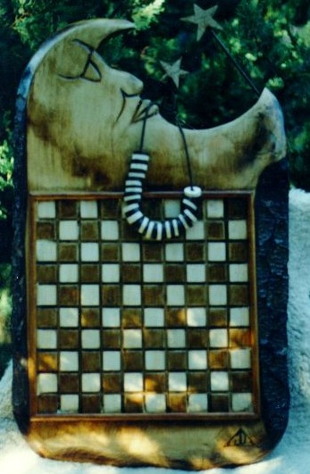 Checkerboard "Moon"