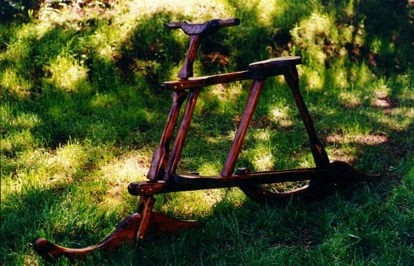 Ice sled bicycle