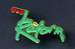 Signature lapel pin