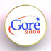 White Gore lapel pin