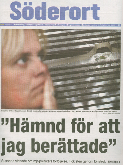 H&auml;mnd f&ouml;r att jag ber&auml;ttade