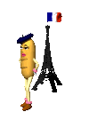 Bagel with Effiel Tower