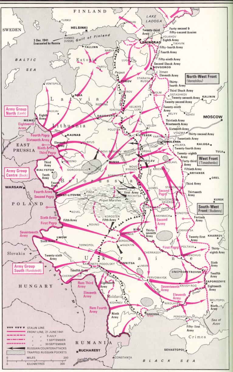Barbarossa June 21 through September 30 1941