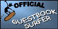 official guestbook surfer cartoon surfer