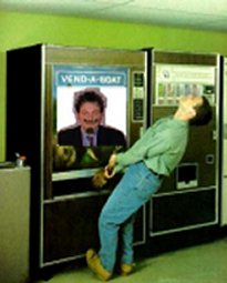 Senior in the vending machine