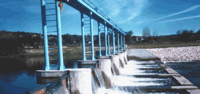 Pormenor da barragem
