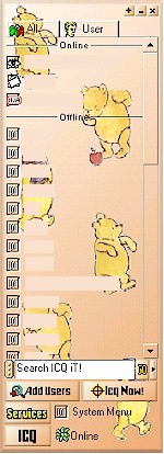 Download Pooh ICQ Skin [95K]
