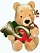 X'mas Pooh w/ Trumpet 1998