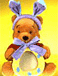 Easter Pooh Photo Frame 2002