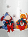 Santa Pooh Picture Frame 2001