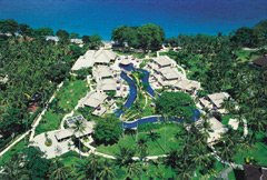 Pool villa club Senggigi location on the beautiful beach Lombok Indonesia