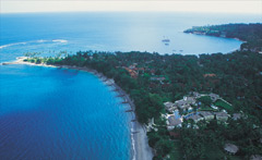 Pool villa club Senggigi location on the beautiful beach Lombok Indonesia