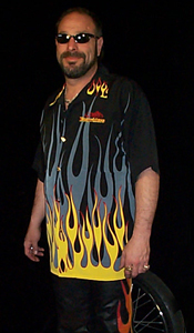 OOooOOoo... I'm so tough with my flame shirt!&nbsp;&nbsp;&nbsp;&nbsp;&nbsp;&nbsp; 