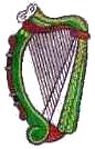 Green Irish Harp