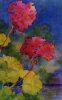 Geraniums by the Lake