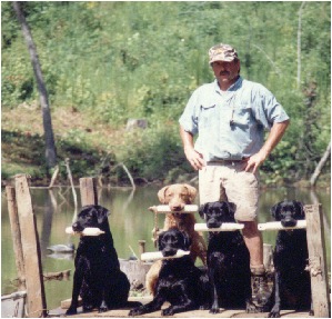  Craig Wilson with Trained Retrievers 
