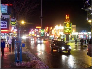 Clifton Hill at night