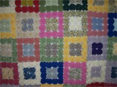 popcorn-style quilt