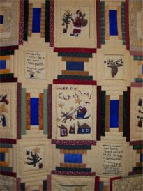 letters to Santa quilt