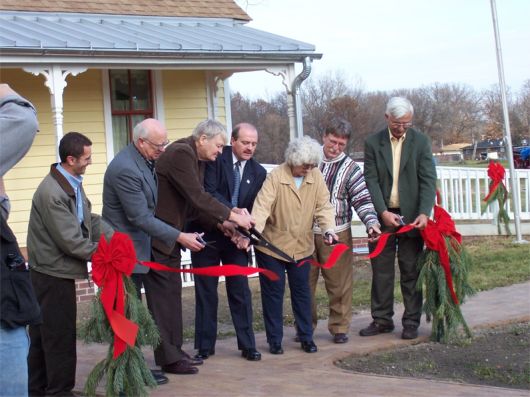 the ribbon-cutting ceremony