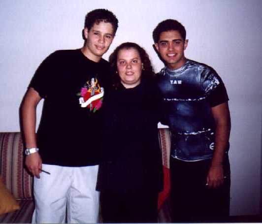 Pedro, Lailah e Thiago