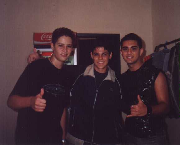 Pedro, Thiago e Junior