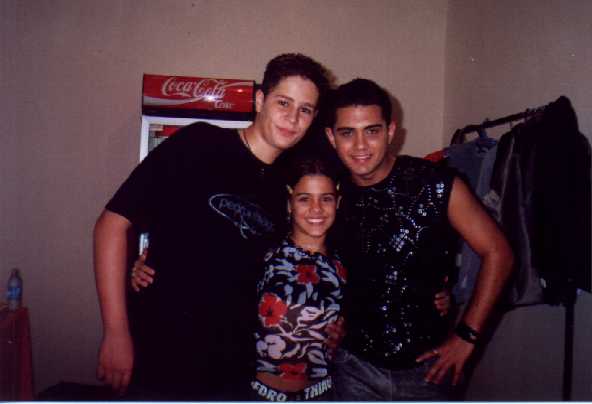 Pedro, Thiago e Larissa
