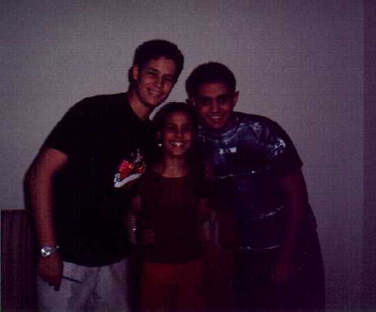Pedro, Thiago e Larissa
