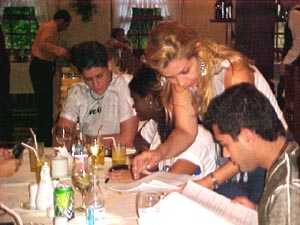 Pedro, Thiago e f�s