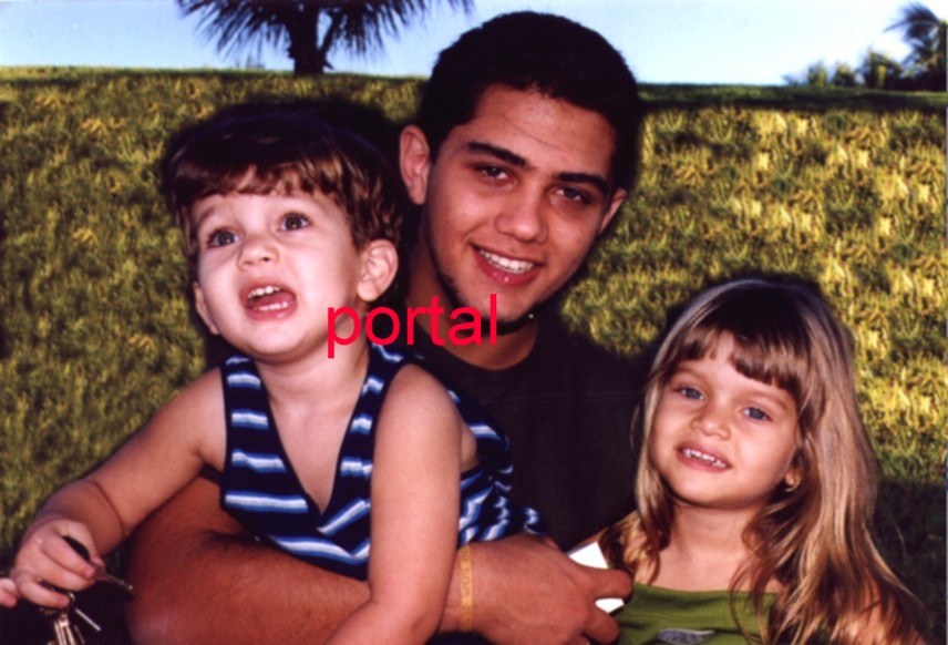 Filhos de Leandro, Thiago, Leandrinho e Lyandra