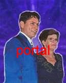 Leandro e m�e Carmem