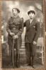 ANTONIO BONO CERD�, fent la mili a Saragossa (foto de Natividad Bono)