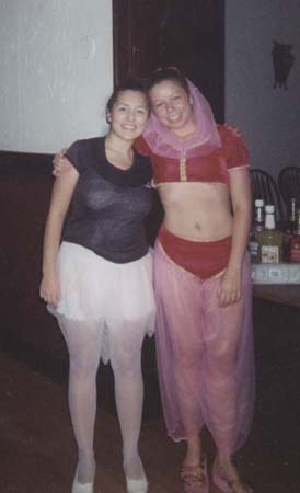 The ballerina (jai) and the genie (me)