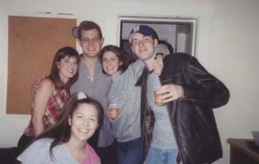 Julianne, American, Michelle, Tall Tom, and Jai at the bottom