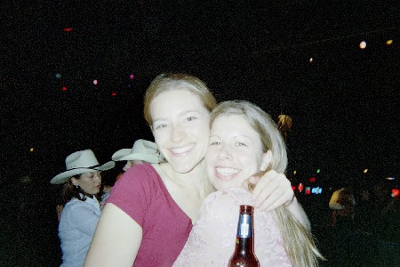 Julie and I at Billy Bob's watchin Joe Nichols