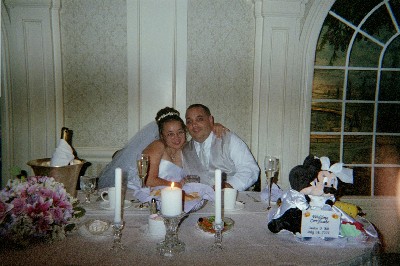 Janice and Bill happy on their wedding day!