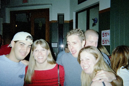 Chris, Jill, Nick, and I at the library