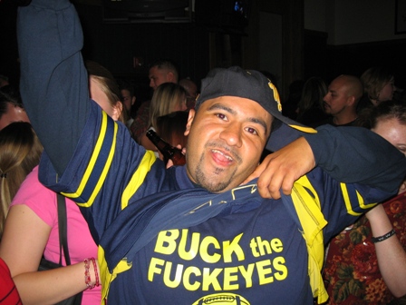 Ok, so he redeemed himself with that Ohio Shirt on, but Michigan still sucks