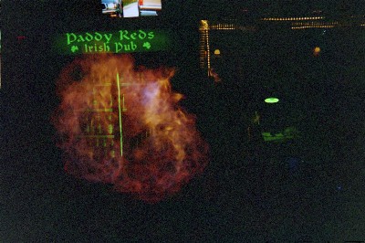 The bartender making Flaming Dr. Pepper's for another birthday shot!