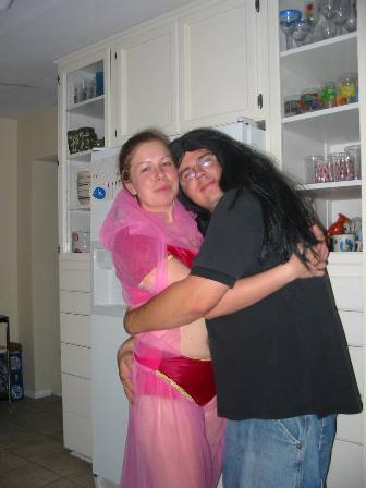 Me and Bond at his 2004 Birthday Party (Wig Party)