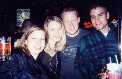 Me, Stace, Kev, and Dave hanging out at the G-Spot